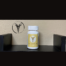 Vitamin D3 10000 IU dietary supplement bottle with a white label featuring a caduceus symbol, promoting health and wellness.