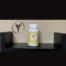 Vitamin D3 5000 IU dietary supplement bottle with a yellow label featuring a medical symbol, designed to support overall health.